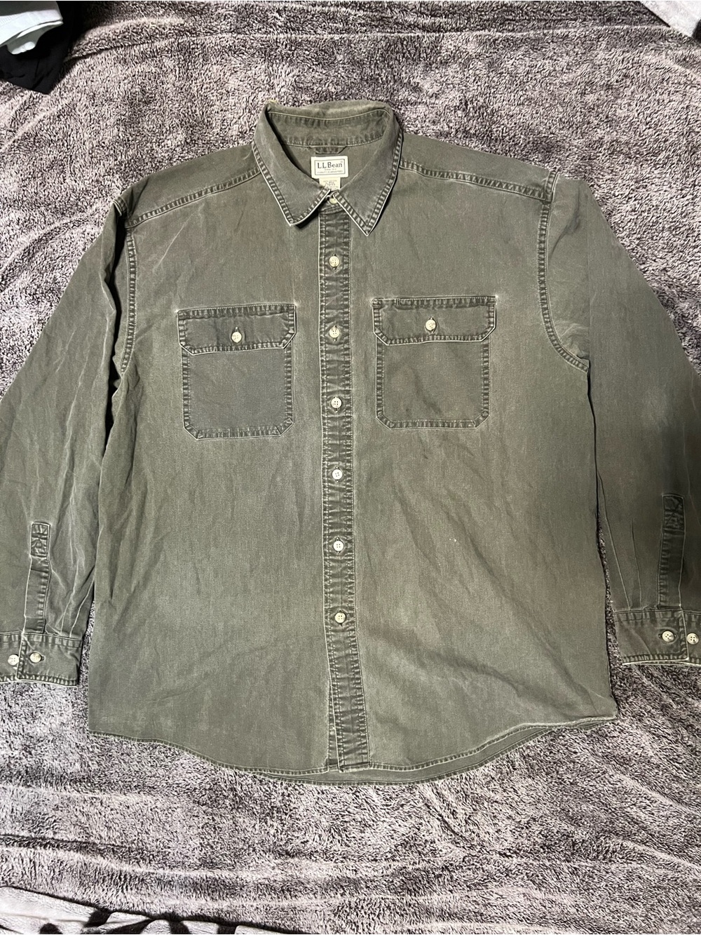LL Bean button down shirt